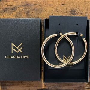 Miranda Frye Gold Hoop Earrings